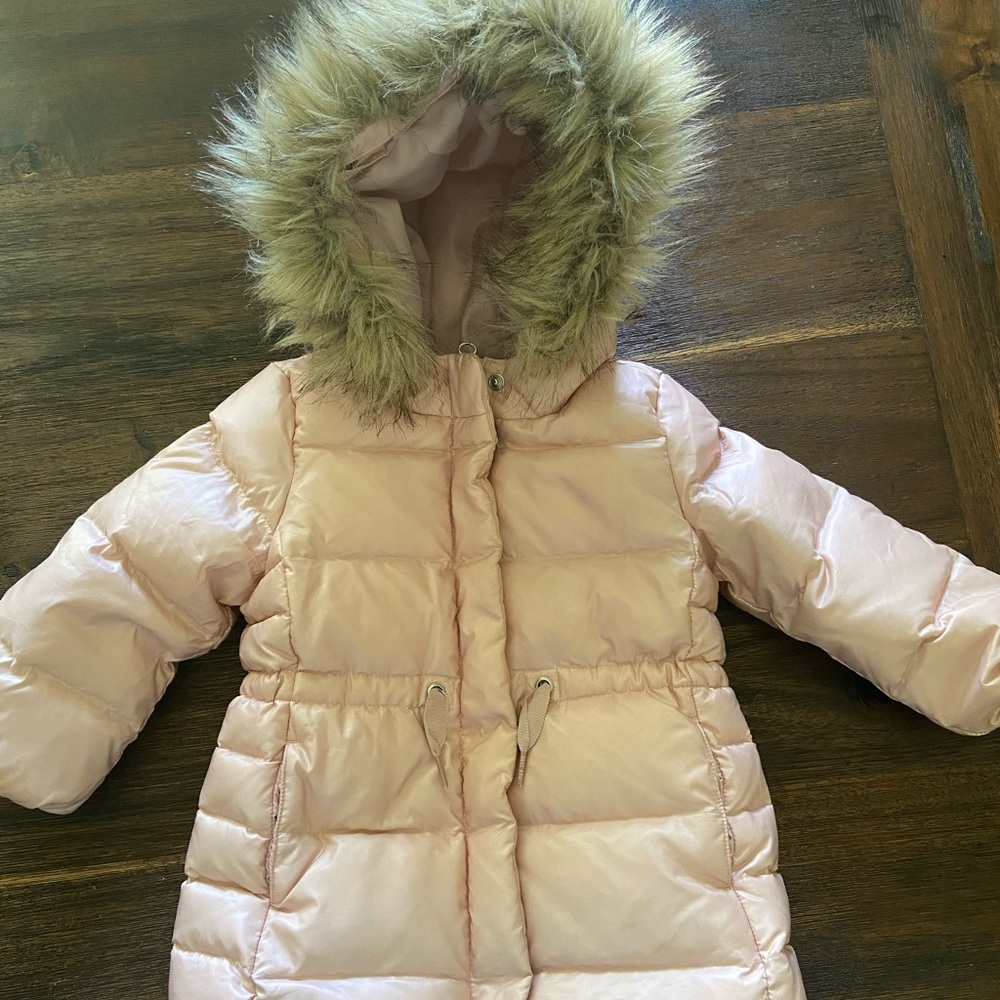 Baby Gap Pink puffer coat